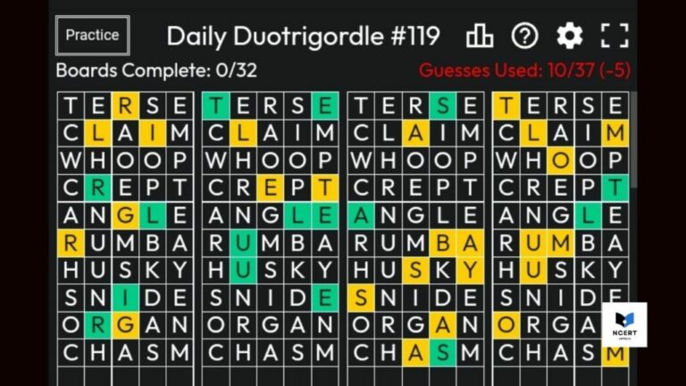 Play Duotrigordle game on website